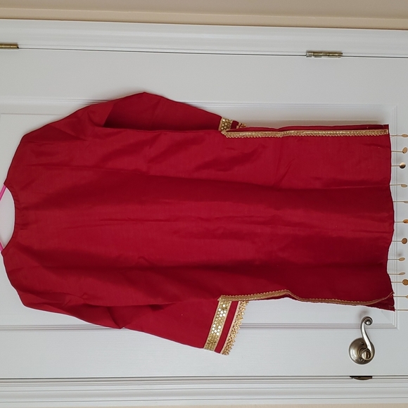 Pakistani/Indian formal Raw silk Shalwar kameez FINAL PRICE - Picture 8 of 14